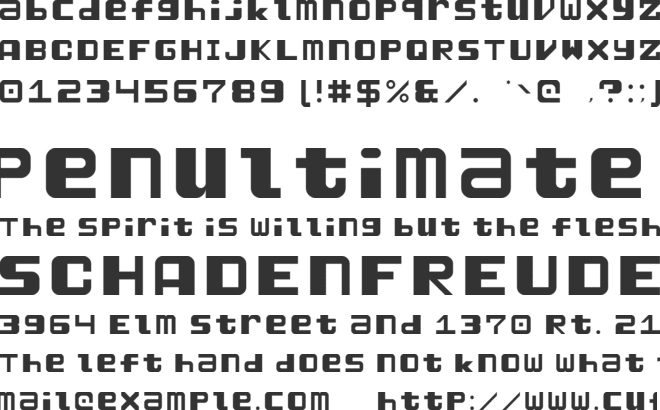 CHMC Milky Malia font preview
