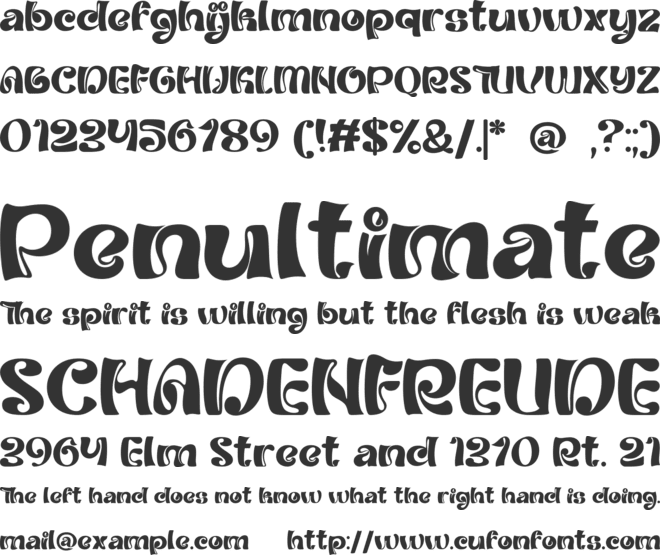 BROHALO font preview