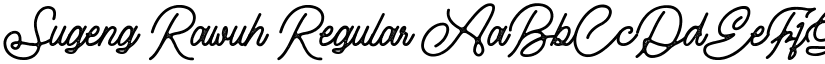 Sugeng Rawuh Regular font