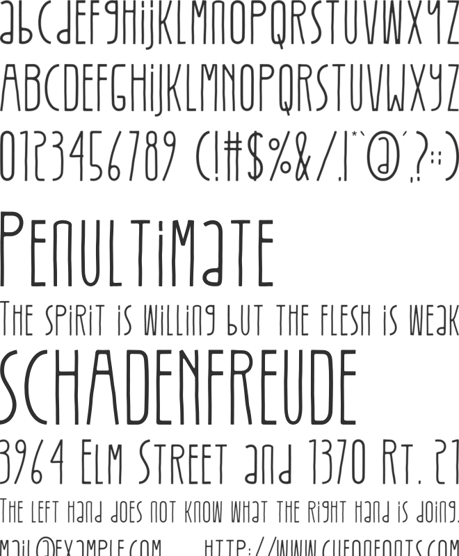 Friday Pop font preview
