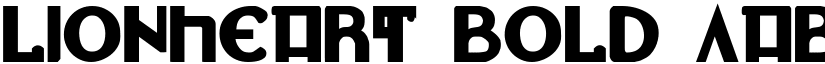 Lionheart Bold font