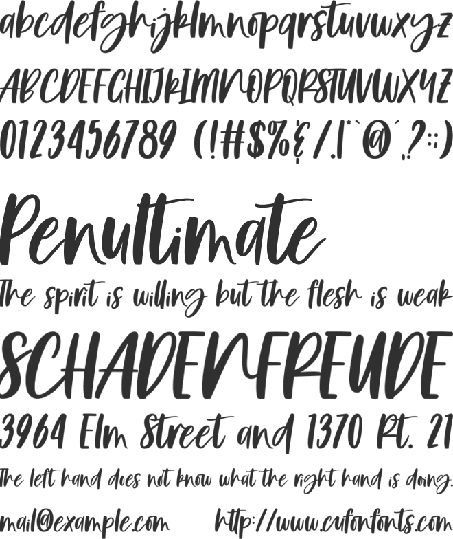 Pearl Border font preview