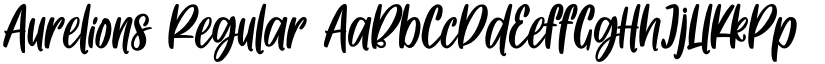 Aurelions Regular font