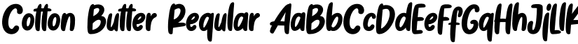 Cotton Butter font download
