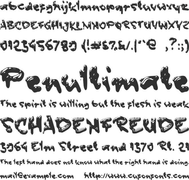 c Cemstra font preview
