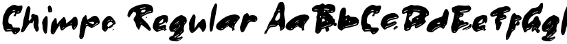 Chimpo Regular font