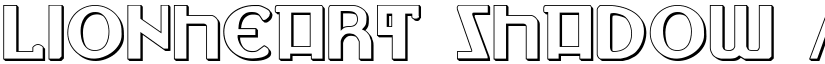 Lionheart Shadow font