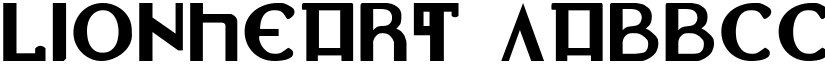 Lionheart font
