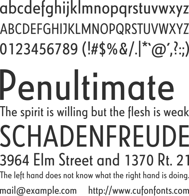 Kristall Now Pro font preview