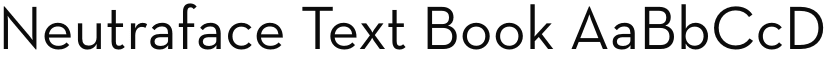 Neutraface Text font download