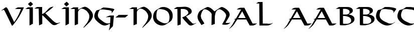 Viking-Normal font