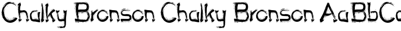 Chalky Bronson Chalky Bronson font