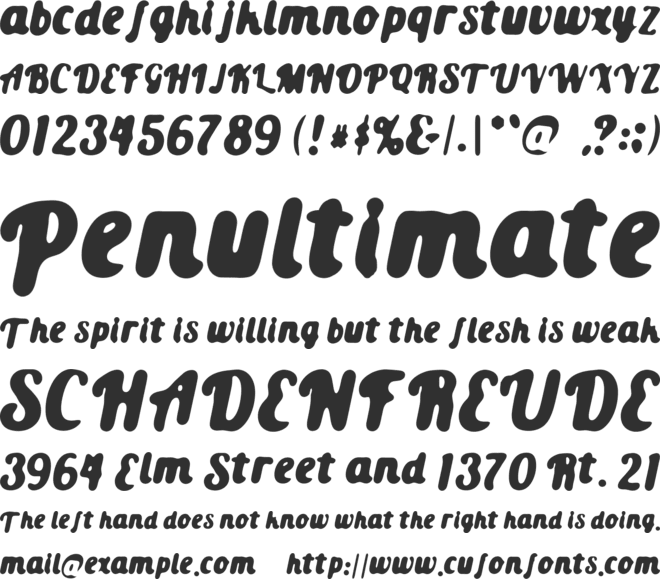 Old Guard font preview