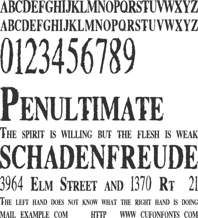 Boutique font preview