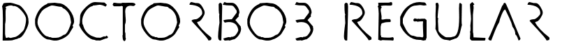 doctorBob Regular font