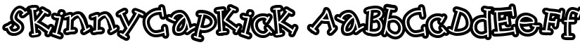 Skinny CapKick font download
