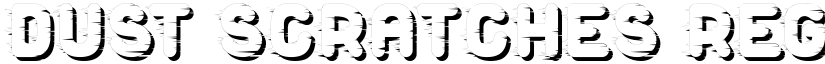 Dust Scratches Regular font