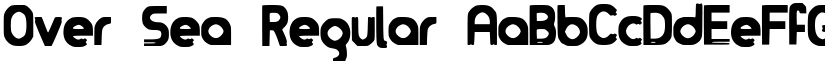 Over Sea Regular font