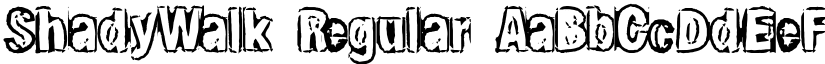 ShadyWalk font download