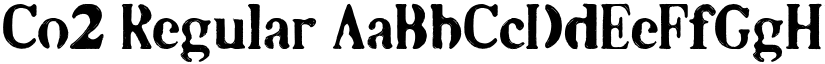 Co2 Regular font