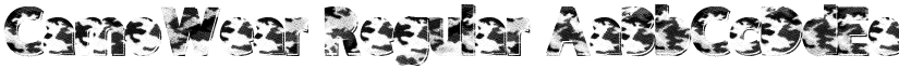 CamoWear font download