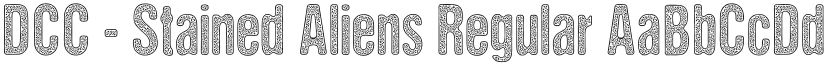 DCC - Stained Aliens font download
