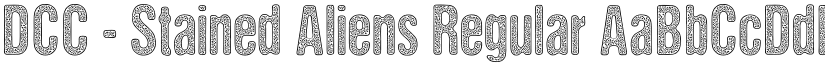 DCC - Stained Aliens font download