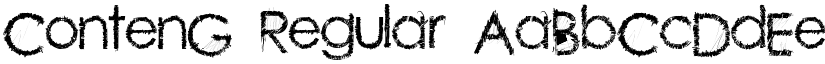 ContenG Regular font