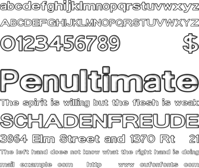 DropInside font preview