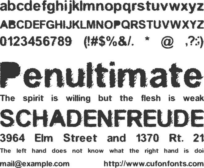 Kreo font preview