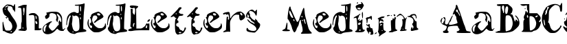 ShadedLetters font download