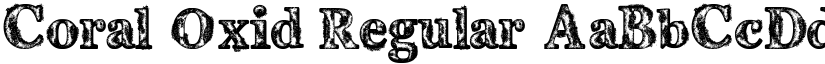 Coral Oxid Regular font