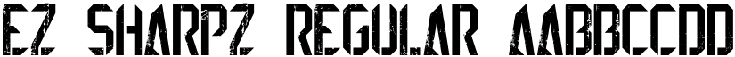 EZ Sharpz font download
