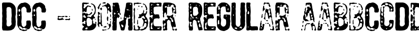 DCC - Bomber font download