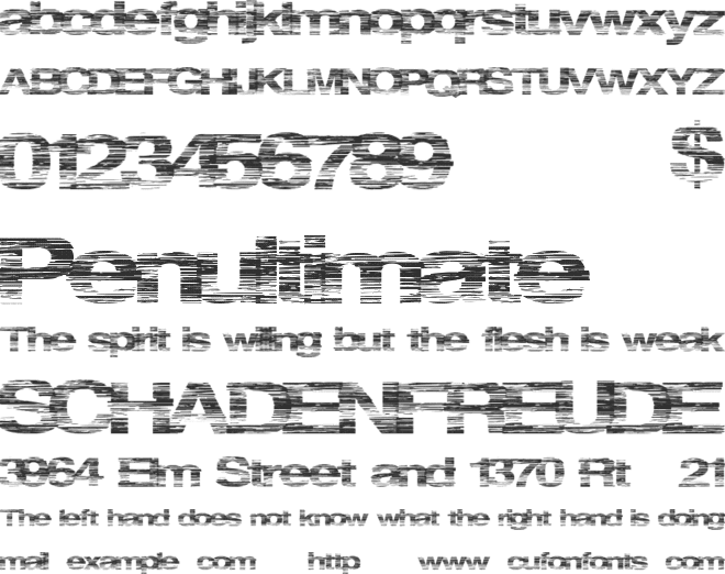 SpringParty font preview