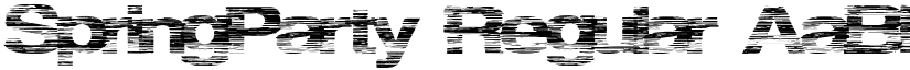 SpringParty Regular font