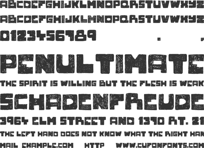 Novlang font preview