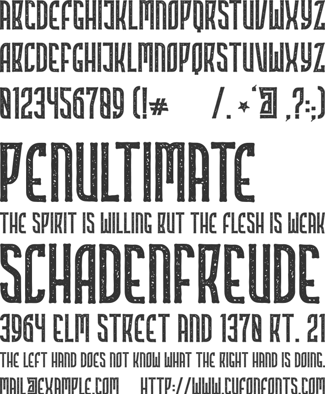 Highstories 4 font preview