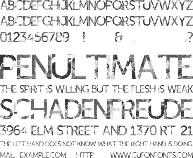 KillEd font preview