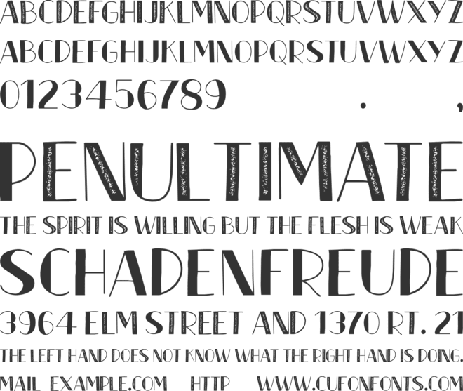CF Metro Parisien font preview