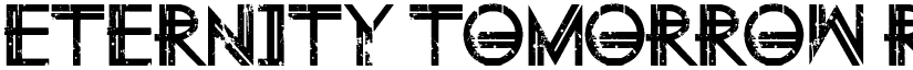 Eternity Tomorrow Regular font