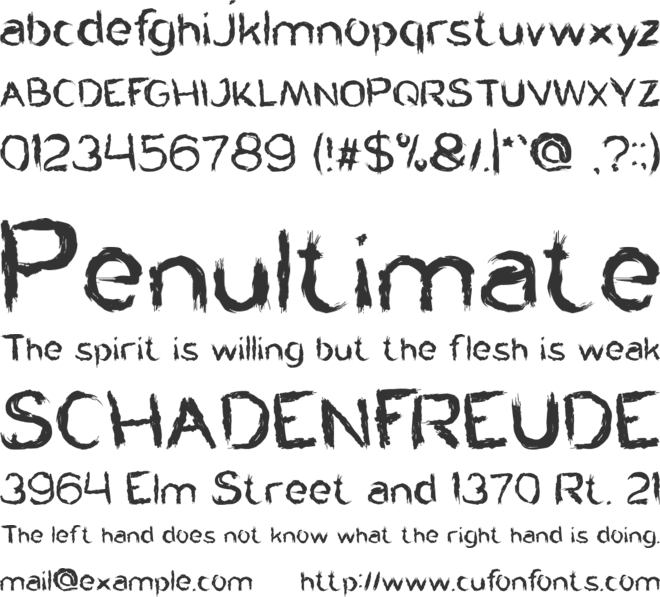 HARLEY QUEEN font preview