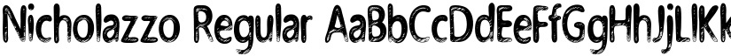 Nicholazzo Regular font