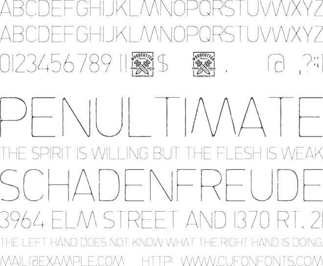 Finisterre font preview