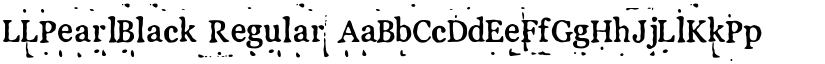 LLPearlBlack font download