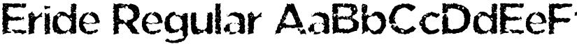 Eride Regular font
