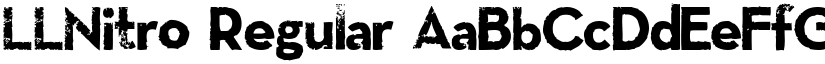 LLNitro Regular font