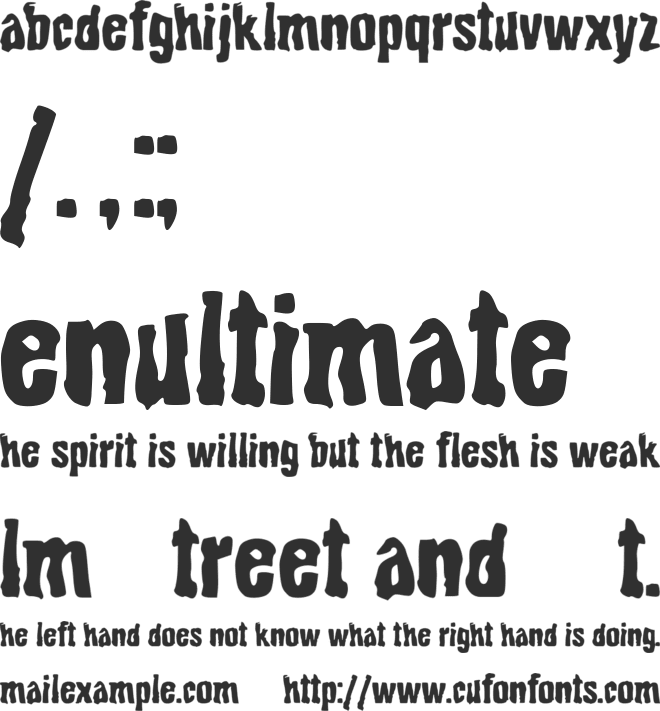 Bito font preview