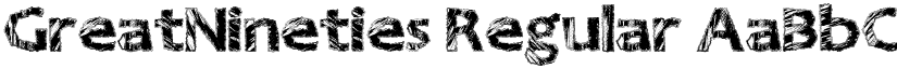 GreatNineties Regular font
