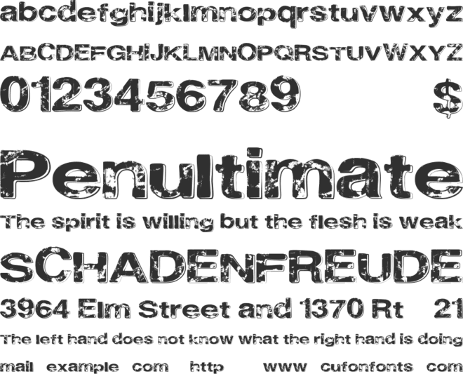 CityHeights font preview